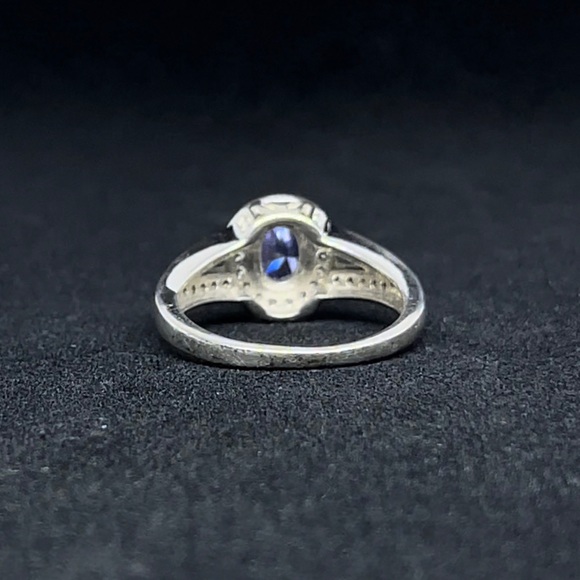 SAPPHIRE RING (SOLID SILVER) - Picture 2 of 5